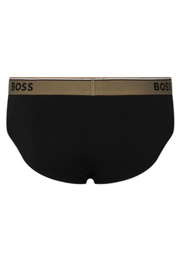 BOSS Komplet slipów 50554683 Czarny. Kolor: czarny. Materiał: bawełna