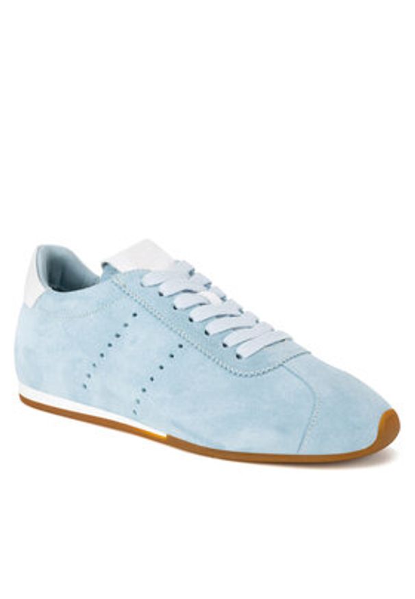 Gino Rossi Sneakersy AYA-110125 Niebieski. Kolor: niebieski. Materiał: zamsz, skóra