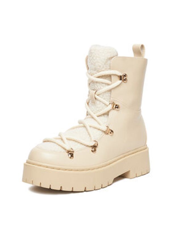 DeeZee Trzewiki 13123-15 Écru. Materiał: syntetyk, materiał