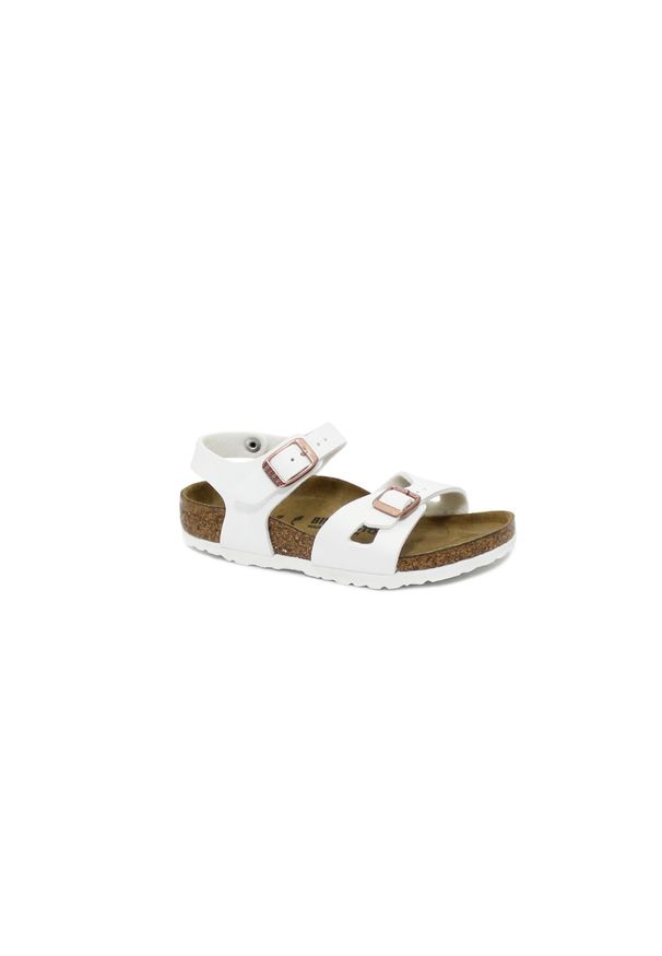 Buty do chodzenia dla dzieci Birkenstock Rio White Calz S. Zapięcie: klamry. Kolor: biały. Materiał: syntetyk, materiał