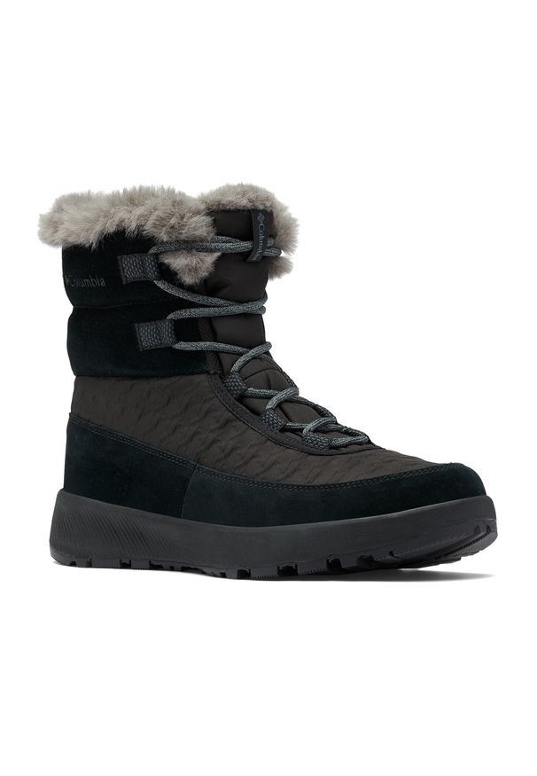 columbia - Śniegowce damskie Columbia Slopeside Peak Luxe V2. Kolor: czarny. Sezon: zima