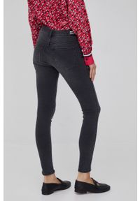 Dr. Denim jeansy Lexy damskie high waist. Stan: podwyższony. Kolor: szary #4