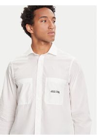 Armani Exchange Koszula XM000959 AF12994 U0009 Biały Regular Fit. Kolor: biały. Materiał: bawełna #3