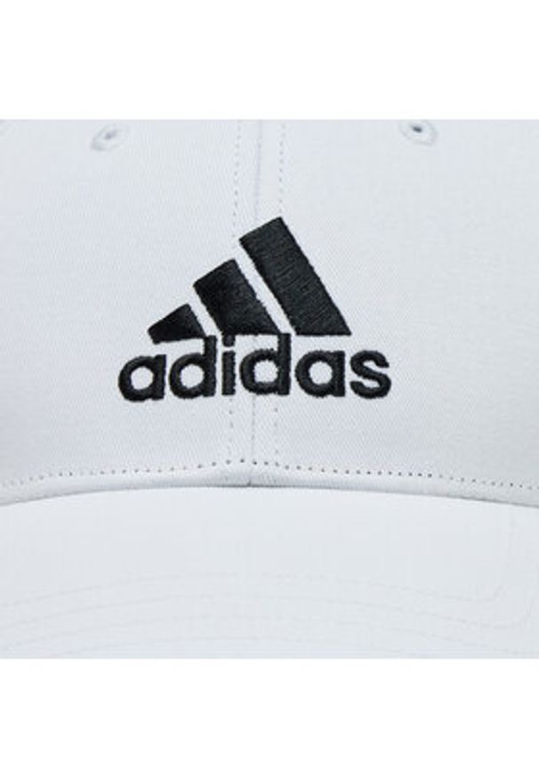 Adidas - adidas Czapka z daszkiem IB3243 Biały. Kolor: biały. Materiał: bawełna