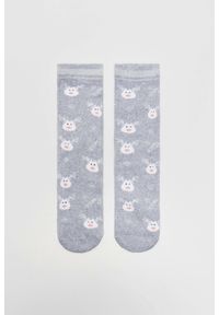 MOODO - Skarpety świąteczne. Materiał: poliester, włókno, bawełna, elastan. Wzór: motyw zwierzęcy, nadruk #1