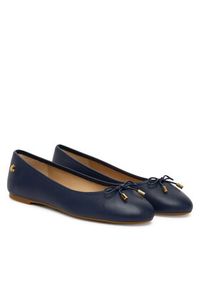Lauren Ralph Lauren - LAUREN RALPH LAUREN Baleriny Jayna 802940728004 Granatowy. Kolor: niebieski. Materiał: skóra #3