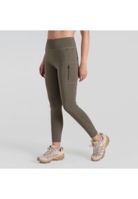 CRAGHOPPERS - Legginsy damskie Craghoppers NosiLife Adeena. Kolor: zielony