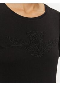Aeronautica Militare T-Shirt 232PF901DF523 Czarny Regular Fit. Kolor: czarny. Materiał: bawełna #5