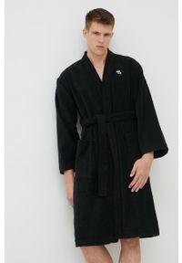 Karl Lagerfeld szlafrok 220M2185.61 kolor czarny. Kolor: czarny. Materiał: bawełna, materiał #6