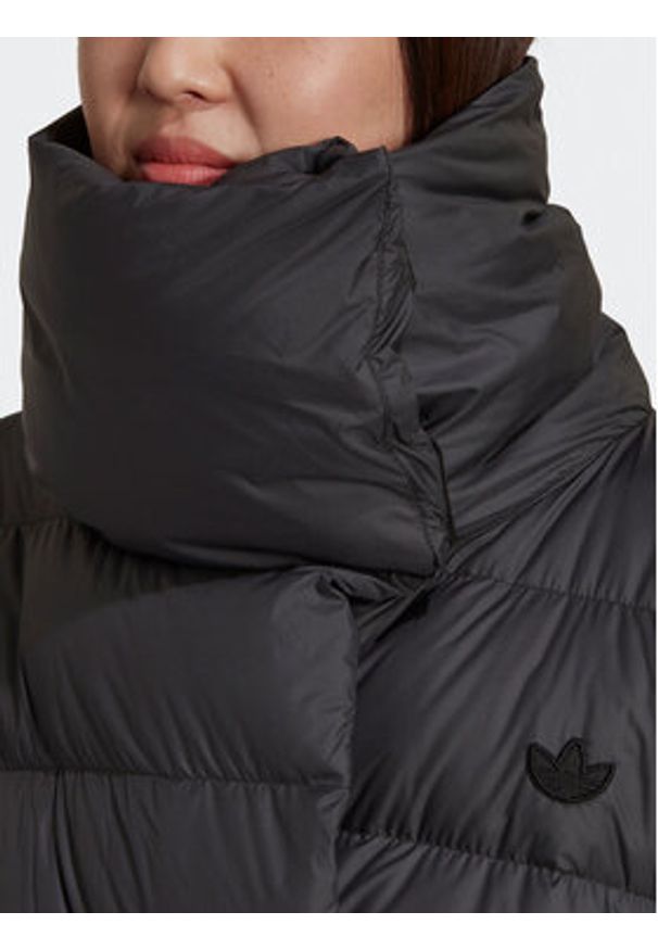 Adidas - adidas Kurtka puchowa Fashion HK5245 Czarny Oversize. Kolor: czarny. Materiał: puch, syntetyk
