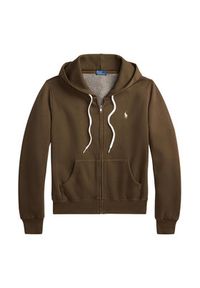 Polo Ralph Lauren Bluza 211971699501 Brązowy Relaxed Fit. Typ kołnierza: polo. Kolor: brązowy. Materiał: bawełna #2