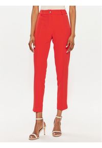 Maryley Spodnie materiałowe 24EB52Z/M23/43FI Czerwony Regular Fit. Kolor: czerwony. Materiał: syntetyk #1