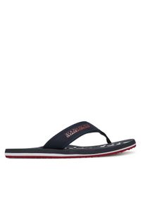 Napapijri Japonki Elm NP0A4IQU Granatowy. Kolor: niebieski. Materiał: materiał #1