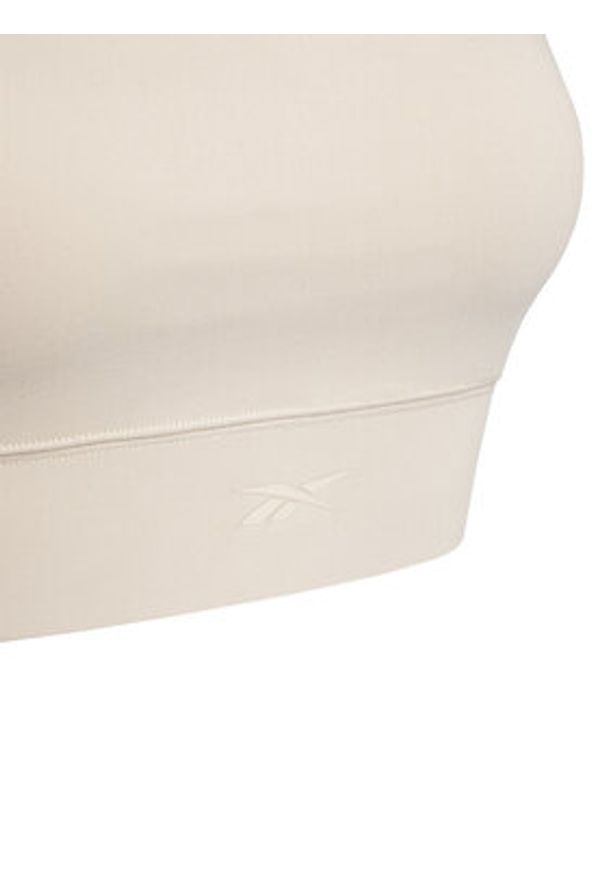 Reebok Biustonosz sportowy Reebok X Ewa Chodakowska RK25310CCW Beżowy. Kolor: beżowy. Materiał: syntetyk