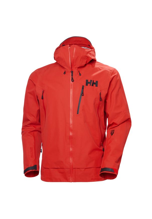 Kurtka narciarska Helly Hansen Odin 9 Worlds Infinity Shell J. Kolor: czerwony. Sport: narciarstwo