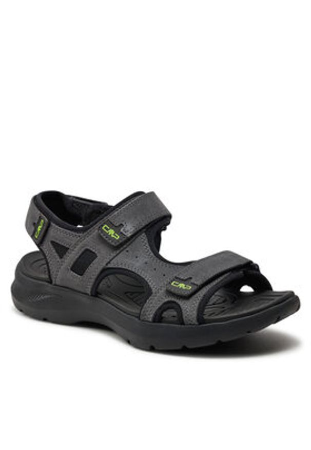 CMP Sandały Emby Hiking Sandal 3Q93637 Szary. Kolor: szary. Materiał: zamsz, skóra