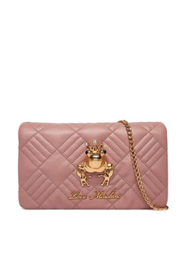 Love Moschino - LOVE MOSCHINO Torebka JC4269PP0OKH1600 Różowy. Kolor: różowy. Materiał: skórzane