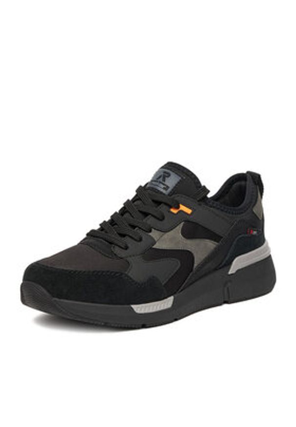 Rieker Sneakersy U1403-01 Czarny. Kolor: czarny. Materiał: materiał