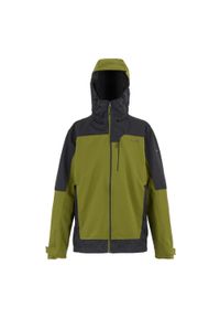 Regatta - Męska Kurtka Wodoodporna Highton IV Stretch. Kolor: szary, fioletowy, wielokolorowy, zielony. Sport: turystyka piesza #1