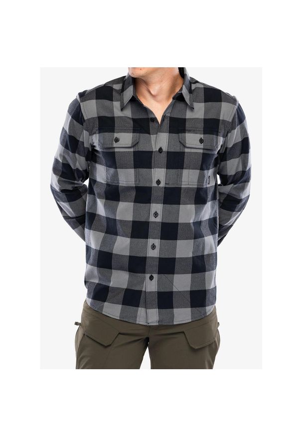 Koszula męska Helikon-Tex Greyman Shirt. Okazja: na co dzień. Kolor: szary. Styl: casual