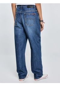 Big-Star - Jeansy chłopięce loose granatowe Zacky 586. Okazja: na co dzień. Stan: podwyższony. Kolor: niebieski. Materiał: jeans. Styl: vintage, klasyczny, casual