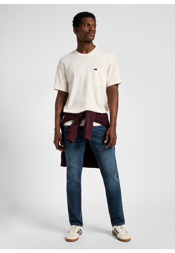 Lee - LEE RIDER MĘSKIE SPODNIE JEANSOWE JEANSY DŻISNY HOLLAND BLUE 112355795 L701008586