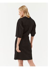 Calvin Klein Jeans Sukienka koszulowa J20J221133 Czarny Regular Fit. Kolor: czarny. Materiał: bawełna. Typ sukienki: koszulowe #3