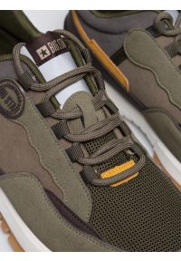 Big-Star - Sneakersy męskie khaki RR174280 303. Nosek buta: okrągły. Kolor: zielony. Materiał: guma #4