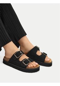 DeeZee Klapki CEO-LB-P2181 Czarny. Kolor: czarny. Materiał: skóra #1