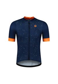 ROGELLI - Koszulka rowerowa męska Rogelli TERRAZZO. Kolor: pomarańczowy, niebieski, wielokolorowy
