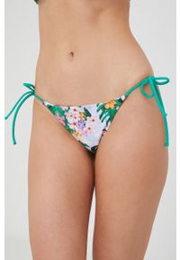 Desigual figi kąpielowe dwustronne 22SWMK22 kolor zielony. Kolor: zielony. Materiał: materiał, dzianina #4