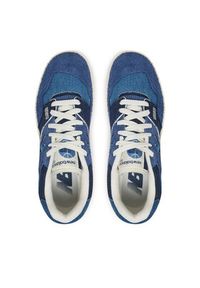 New Balance Sneakersy BBW550GH Niebieski. Kolor: niebieski. Materiał: zamsz, skóra