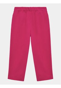 United Colors of Benetton - United Colors Of Benetton Spodnie dresowe 3J68CF03Z Różowy Straight Fit. Kolor: różowy. Materiał: bawełna #1