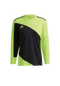 Adidas - Koszulka bramkarska adidas Squadra 21 męska. Kolor: żółty, wielokolorowy, czarny