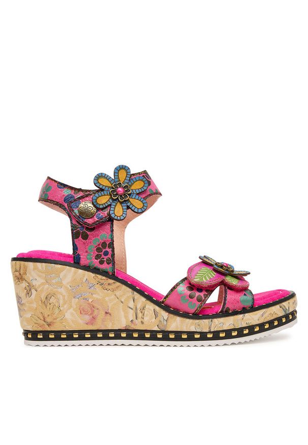 Sandały Laura Vita. Kolor: różowy