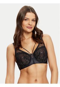 Dorina Biustonosz z fiszbiną Selah FXWB0059EM022 Czarny. Kolor: czarny. Materiał: syntetyk #7