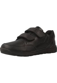 Tenisówki Geox Model J Xunday Boy Kolor Czarny. Kolor: czarny. Materiał: tkanina, skóra. Sport: turystyka piesza
