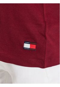 TOMMY HILFIGER - Tommy Hilfiger T-Shirt Archive MW0MW31189 Bordowy Relaxed Fit. Kolor: czerwony. Materiał: bawełna #3