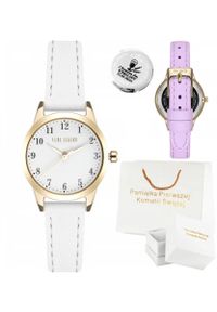 Zegarek dziecięcy Paul Lorens ALLIA - komunia + fioletowy pasek. Kolor: fioletowy #1