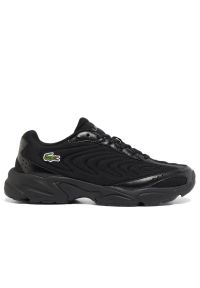 Buty Lacoste Storm 96 2K 749SMA0023-02H - czarne. Zapięcie: sznurówki. Kolor: czarny. Materiał: skóra, syntetyk, tkanina. Szerokość cholewki: normalna