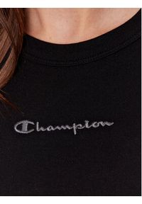 Champion T-Shirt 116345 Czarny Regular Fit. Kolor: czarny. Materiał: bawełna