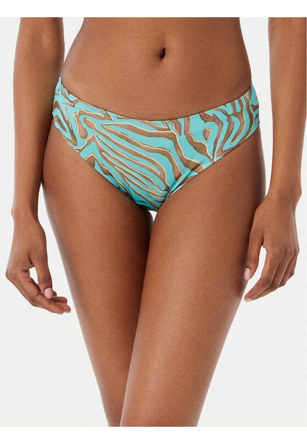 SELMARK - Selmark Dół od bikini BN702 Turkusowy. Kolor: turkusowy. Materiał: syntetyk
