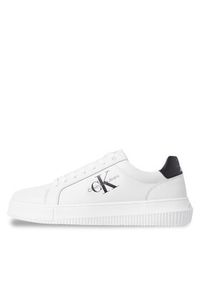 Calvin Klein Jeans Sneakersy Chunky Cupsole Monologo YM0YM00681 Biały. Kolor: biały. Materiał: skóra #5