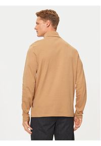 Hechter Paris Golf 75001 142905 Beżowy Regular Fit. Typ kołnierza: golf. Kolor: beżowy. Materiał: bawełna #3