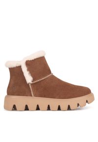 Rieker Revolution Lifestyle Śniegowce W2071-20 Brązowy. Kolor: brązowy. Materiał: zamsz, skóra