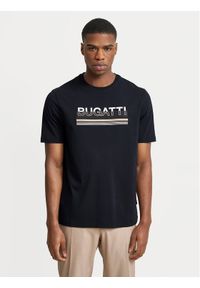 Bugatti T-Shirt 8350-65041B Granatowy Regular Fit. Kolor: niebieski. Materiał: bawełna #1