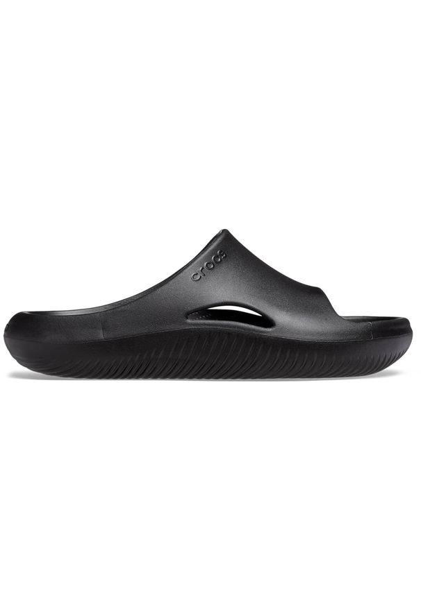 Klapki dla dorosłych Crocs Mellow Recovery Slide. Kolor: czarny. Materiał: materiał, syntetyk