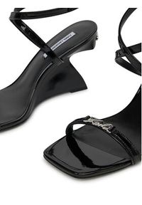 Karl Lagerfeld - KARL LAGERFELD Sandały Waverly KL34612 Czarny. Kolor: czarny. Materiał: skóra #4