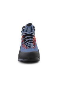 LA SPORTIVA - Buty do chodzenia damskie La Sportiva Tx4 Evo Mid W's Gtx. Zapięcie: sznurówki. Kolor: fioletowy. Materiał: tkanina, skóra, materiał, syntetyk. Szerokość cholewki: normalna. Sport: turystyka piesza