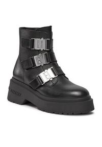 Tommy Jeans Botki Tjw Chunky Boot Hardware EN0EN02443 Czarny. Kolor: czarny. Materiał: skóra #5